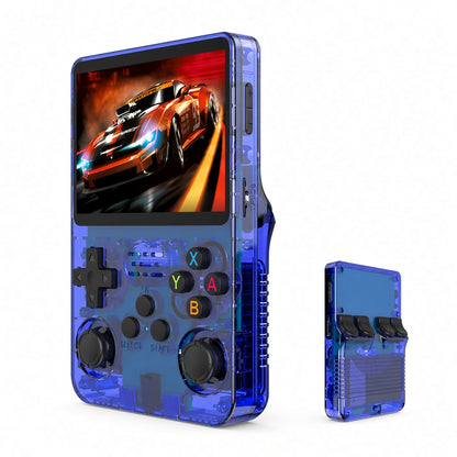 R36S portable handheld gaming console for retro games