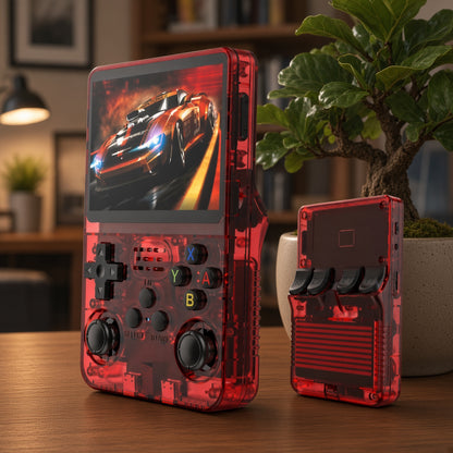 R36S handheld console for portable retro gaming