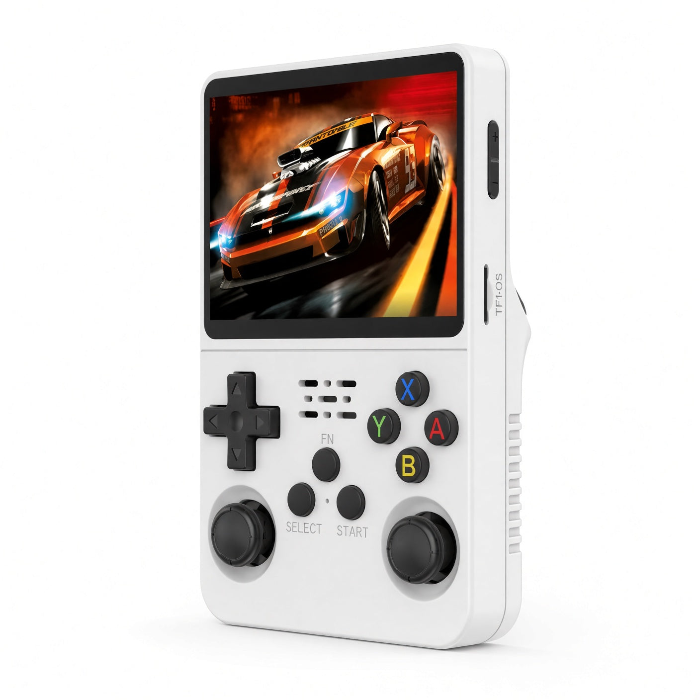 R36S portable game console with colorful gaming screen